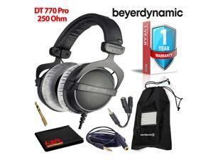 Beyerdynamic DT 770 Pro 250 Ohm Headphones with Splitter and 3-Year Warranty