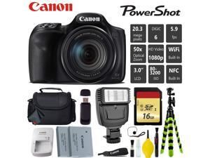 Canon PowerShot SX540 HS Digital Point and Shoot 20MP Camera + Extra Battery + Digital Flash + Camera Case + 16GB Class 10 Memory Card - Intl Model Canon PowerShot SX540 HS Digital Point and Shoot 20MP Camera + Extra Battery + Digital Flash + Camera Case + 16GB Class 10 Memory Card - Intl Model