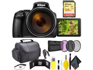 Nikon COOLPIX P1000 Digital Camera + 128GB Sandisk Extreme Memory Card Travel Kit Intl Model Nikon COOLPIX P1000 Digital Camera + 128GB Sandisk Extreme Memory Card Travel Kit Intl Model