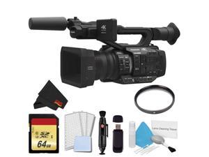 Panasonic AG-UX180 4K Premium Professional Camcorder with 64GB Memory card, UV Filter, and Standard Accessories