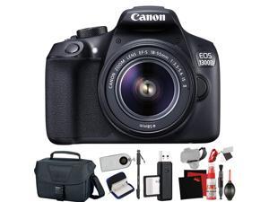 Canon EOS Rebel T6 Digital SLR Camera Kit with EF-S 18-55mm f/3.5-5.6 DC III Lens with Extra Accessory Bundle