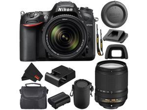 Nikon D7200 DSLR Camera with 18140mm Lens 1555 International Model  MicroFiber Cloth  Deluxe Lens Pouch  Carrying Case Bundle