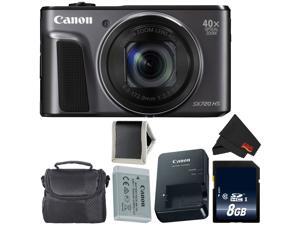 Canon PowerShot SX720 HS Digital Camera 1070C001 (Intl Model) + 8GB SDHC Class 10 Memory Card + Carrying Case + Memory Card Wallet + MicroFiber Cloth Bundle Canon PowerShot SX720 HS Digital Camera 1070C001 (Intl Model) + 8GB SDHC Class 10 Memory Card + Carrying Case + Memory Card Wallet + MicroFiber Cloth Bundle
