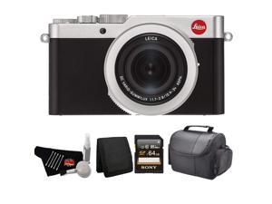 Leica D-Lux 7 Point and Shoot Digital Camera Kit with 64GB Memory Card + More