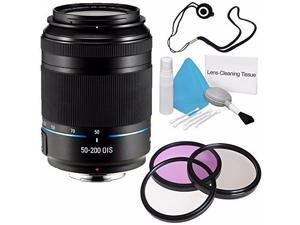 Samsung 50-200mm f/4.0-5.6 ED OIS Lens (Black) EX-T50200CSBUS + 3 Piece Filter Kit + Lens Cap Keeper + Deluxe Cleaning Kit 6AVE Bundle Samsung 50-200mm f/4.0-5.6 ED OIS Lens (Black) EX-T50200CSBUS + 3 Piece Filter Kit + Lens Cap Keeper + Deluxe Cleaning Kit 6AVE Bundle
