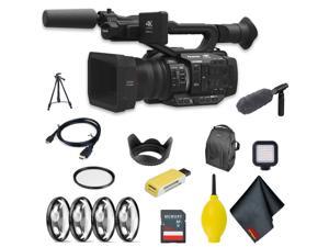 Panasonic  AG-UX180 4K Premium Professional Camcorder  Advanced Accessory Bundle w/ Deluxe Padded Backpack, Condenser Shotgun Microphone & More