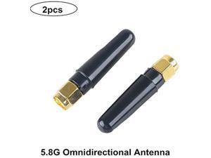 2pcs 2.4G 5.8G FPV TX WiFi Route Antenna RP SMA Male Dipole Whip FPV Antenna for FPV Multicopter Racing Drone Quadcopter (2pcs) 1.6in(4cm) Omnidirectional Antennas