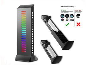 RGB Graphics Card GPU Brace Support Holder Support 5Kg Graphics Card Wire Hiding Addressable RGB GPU Brace Saw-tooth Adjustment Custom Desktop PC Gaming GPU Stand Case Mod RGB Only for 3 Pin Connector RGB Graphics Card GPU Brace Support Holder Support 5Kg Graphics Card Wire Hiding Addressable RGB GPU Brace Saw-tooth Adjustment Custom Desktop PC Gaming GPU Stand Case Mod RGB Only for 3 Pin Connector