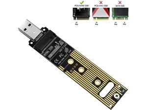 M.2 NVME to USB Adapter, M.2 M Keyed SSD to USB 3.1 Gen 2 Adapter 10 Gbps USB to M2 PCIE SSD Key M Support Windows XP / 7/8 / 10, MAC OS M.2 NVME to USB Adapter, M.2 M Keyed SSD to USB 3.1 Gen 2 Adapter 10 Gbps USB to M2 PCIE SSD Key M Support Windows XP / 7/8 / 10, MAC OS