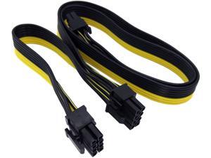 8 Pin Male to Dual 2X 8 Pin (6+2) Male PCI Express Power Adapter Cable for EVGA Power Supply 24-inch+8-inch (62cm+21cm) (NOT Compatible with Seasonic Sentey and Corsair Power Supply) 8 Pin Male to Dual 2X 8 Pin (6+2) Male PCI Express Power Adapter Cable for EVGA Power Supply 24-inch+8-inch (62cm+21cm) (NOT Compatible with Seasonic Sentey and Corsair Power Supply)