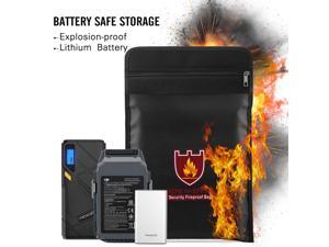 Fireproof Document Bags and Storages Fire-Safe Waterproof File Best fire Resistant Bag Water resistance Fireproof Storage Pouch for Cash Money, Jewelry, Passport, Photos, Legal Documents (11” x 7”) Fireproof Document Bags and Storages Fire-Safe Waterproof File Best fire Resistant Bag Water resistance Fireproof Storage Pouch for Cash Money, Jewelry, Passport, Photos, Legal Documents (11” x 7”)