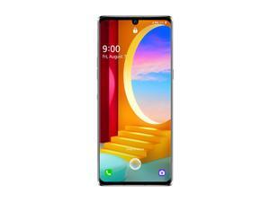 LG Velvet 5G 128GB LMG900TM T Mobile 6.8 in P-OLED Display 6GB RAM Triple 48MP + 8MP + 5MP Camera Smartphone - Aurora White