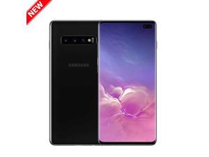 Samsung Galaxy S10+ Plus 128GB SM-G975U1 GSM Factory Unlocked 4G LTE 6.4" Dynamic AMOLED Display Snapdragon 855 w/ Five Camera Smartphone - Prism Black