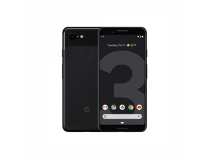 Google Pixel 3 XL 128GB Unlocked 4G LTE 6.3" P-OLED Display 4GB RAM 12.2MP Rear & Dual 8MP+8MP Front Camera Phone - Just Black