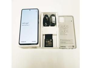 OB Samsung Galaxy A51 128GB A515F/DS 6.5" Super AMOLED Capacitive 4GB RAM Quad 48MP Camera, Android 10.0 w/ Exynos 9611 Smartphone - Factory Unlocked - International Version - Prism Crush Black OB Samsung Galaxy A51 128GB A515F/DS 6.5" Super AMOLED Capacitive 4GB RAM Quad 48MP Camera, Android 10.0 w/ Exynos 9611 Smartphone - Factory Unlocked - International Version - Prism Crush Black