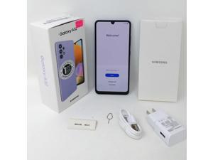 OB Samsung Galaxy A32 4G 128GB SM-A325M/DS 4GB RAM Factory Unlocked 6.4 in Super AMOLED Display Quad Camera Smartphone - Awesome Violet - International Version