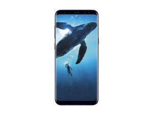 Samsung Galaxy S8+ Plus 64GB G955U GSM Unlocked 4G LTE 6.2" Super AMOLED 4GB RAM 12MP Camera Smartphone - Midnight Black - USA Version