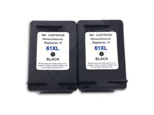2 PK HP 61 61XL Ink Cartridge (2 Black) Replacement For HP Envy 4500 4501 4502 5530 5535
