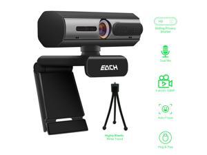 AutoFocus Full HD Webcam 1080P with Privacy Shutter - Pro Web Camera with Dual Digital Mic - USB Computer Camera for PC Laptop Desktop Mac Video Calling, Conferencing Skype (Tripod not included) AutoFocus Full HD Webcam 1080P with Privacy Shutter - Pro Web Camera with Dual Digital Mic - USB Computer Camera for PC Laptop Desktop Mac Video Calling, Conferencing Skype (Tripod not included)