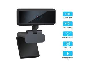 Anivia 1080p HD Auto Focus Webcam, USB Desktop Laptop Camera, Mini Plug and Play Video Calling Computer Camera, Built-in Mic, Flexible Rotatable Clip
