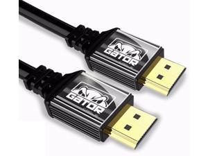 GATOR CABLE Ultra HD High Speed HDMI 2.0 Cable - Male to Male (A to A) - BLACK - 35 FT - Gold Plated Connectors - HDTV LED 3D 2160P 4K x 2k HDR PS4 BluRay