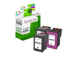 TCT Compatible Ink Cartridge Replacement for the HP 63XL Series  3 Pack BK CL