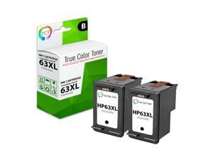 TCT Compatible Ink Cartridge Replacement for the HP 63XL Series  2 Pack Black
