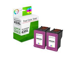 TCT Compatible Ink Cartridge Replacement for the HP 63XL Series  2 Pack BK CL