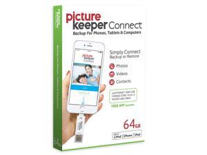 Picture Keeper Connect 64GB Portable Flash Drive iPhone Android Photo Backup USB Device Picture Keeper Connect 64GB Portable Flash Drive iPhone Android Photo Backup USB Device