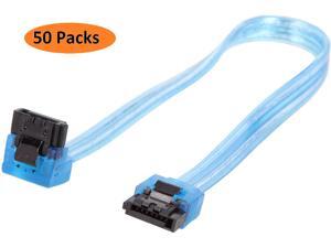 Nippon Labs SATA3L0.8FT-90/180BU-50P 0.8 ft. SATA III Cable w/ Locking Latch (90 degree to 180 degree) 0.8 feet- 50 Packs Nippon Labs SATA3L0.8FT-90/180BU-50P 0.8 ft. SATA III Cable w/ Locking Latch (90 degree to 180 degree) 0.8 feet- 50 Packs