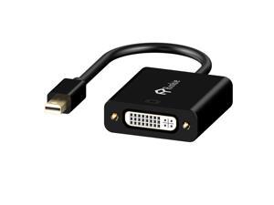 Mini DP to DVI, Rankie Gold Plated Mini DisplayPort (Thunderbolt Port Compatible) to DVI Male to Female Adapter Converter