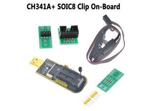 CH341A 24 25 Series EEPROM Flash BIOS USB Programmer + SOIC8 Clip On-Board Set CH341A 24 25 Series EEPROM Flash BIOS USB Programmer + SOIC8 Clip On-Board Set
