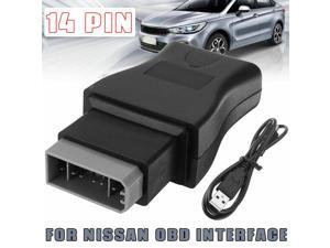 14 Pin For Nissan Consult Interface USB Diagnostic OBD Fault Code Cable Tool HW 14 Pin For Nissan Consult Interface USB Diagnostic OBD Fault Code Cable Tool HW