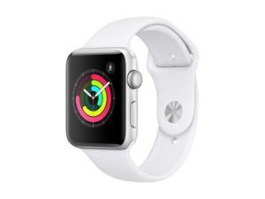 Apple Watch Series 3 42mm GPS Only, Silver Aluminum Case - White Sport Band Apple Watch Series 3 42mm GPS Only, Silver Aluminum Case - White Sport Band