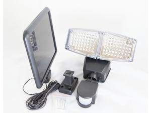 100 SMD LED Double Head Solar Powered Motion Sensor Activated Security Light