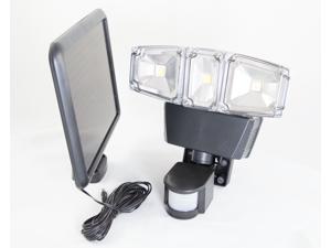 Solar Power Motion Sensor 180 Degree Triple Lamp Security Light with Advance COB LED Technology Solar Power Motion Sensor 180 Degree Triple Lamp Security Light with Advance COB LED Technology