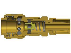 Dixon 2DK3-B 1/4 Ind Coupler 3/8 x 11/16 Reusable Brass (850492) Dixon 2DK3-B 1/4 Ind Coupler 3/8 x 11/16 Reusable Brass (850492)