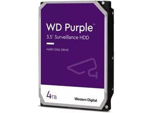 Western Digital 4TB WD Purple Surveillance Internal Hard Drive HDD - SATA 6 Gb/s, 256 MB Cache, 3.5" - WD42PURZ - OEM