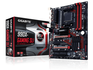 GIGABYTE GA-990X-Gaming SLI (rev. 1.0) AM3+/AM3 AMD 990X SATA 6Gb/s USB 3.1 USB 3.0 ATX AMD Motherboard