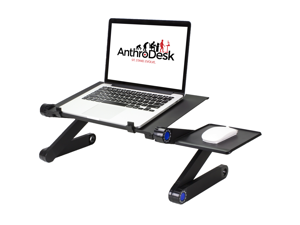 Anthrodesk Laptop Stand with Adjustable Folding Ergonomic Design Stand for Ultrabook, Netbook, or Tablet