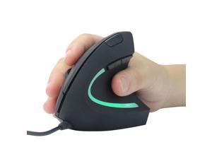 Vertical Mouse With LED Light, DIP Switch, and Improved Ergonomic Design