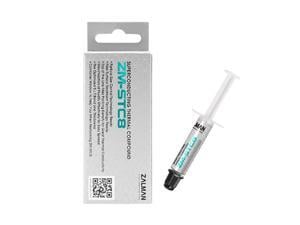 Zalman STC8 (1.5 g) Performance Thermal Grease Compound Paste, Heatsink Paste for All Coolers, CPU & GPU, Superconducting Micro-Filler Density Technology (8.3 W/m-k, 350-480 Pa.s)