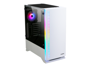 Zalman S5 White, ATX Mid Tower Computer/PC Case with Pre-Installed 120mm Fans, Tempered Glass on Side Panel Zalman S5 White, ATX Mid Tower Computer/PC Case with Pre-Installed 120mm Fans, Tempered Glass on Side Panel