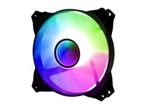 Zalman IF120 Infinity Mirror ARGB 120mm Case Fans, Silent 3-Pin Addressable RGB Fans for Computer Case & Liquid Radiator, 1200RPM Smooth and Silent Fans, 55.2 CFM, Motherboard RGB SYNC (1 Pack)