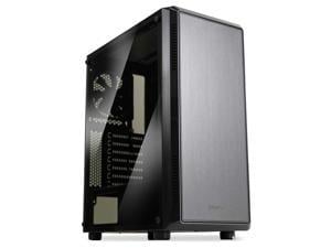 Zalman S4 Mid-Tower ATX Desktop PC Case, 2 x 120mm Fans Included, Tinted Acrylic Side Panel, Spacious Chassis for Easy PC Building, USB 3.0