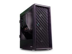 Zalman T7 ATX Mid-Tower Compact Desktop PC Case, 2 x 120mm Fans Preinstalled, 3D Patterned Mesh Design for High Airflow, Tinted Acrylic Side Panel, USB 3.0