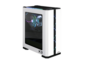 ZALMAN X3 ATX Mid-Tower includes RGB LED Fan Controller w/4 RGB Fans (supports up to 6), Tool-less Front & Side Panels