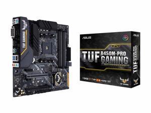 ASUS TUF B450M-PRO GAMING AMD Ryzen 3 AM4 DDR4, HDMI, Dual M.2, USB 3.1 Gen 2 and Aura Sync RGB LED Lighting Micro-ATX Motherboard ASUS TUF B450M-PRO GAMING AMD Ryzen 3 AM4 DDR4, HDMI, Dual M.2, USB 3.1 Gen 2 and Aura Sync RGB LED Lighting Micro-ATX Motherboard