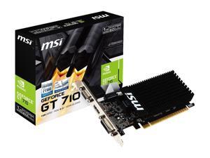 MSI GeForce GT 710 DirectX 12 GT 710 1GD3H LP 1GB 64-Bit DDR3 MSI-GT710 1GD3H LP PCI Express 2.0 x16 HDCP Ready Low Profile Video Card MSI GeForce GT 710 DirectX 12 GT 710 1GD3H LP 1GB 64-Bit DDR3 MSI-GT710 1GD3H LP PCI Express 2.0 x16 HDCP Ready Low Profile Video Card