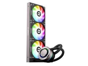 LIAN LI GALAHAD AIO 360 RGB BLACK, Triple 120mm Addressable RGB Fans AIO CPU Liquid Cooler LIAN LI GALAHAD AIO 360 RGB BLACK, Triple 120mm Addressable RGB Fans AIO CPU Liquid Cooler